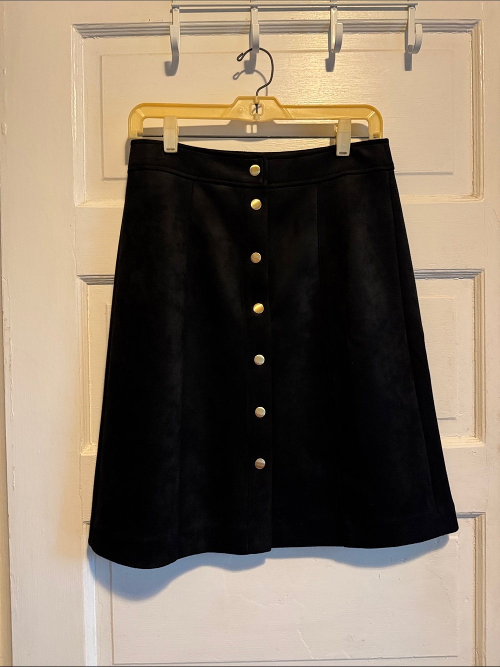 LOFT NWT Front Snap A-Line Skirt